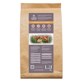 Lakes Heritage Small Breed Dog Food 2kg - Chicken with Herbs