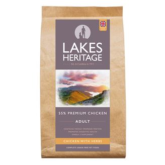 Lakes Heritage Grain Free Dog Food - Chicken with Herbs