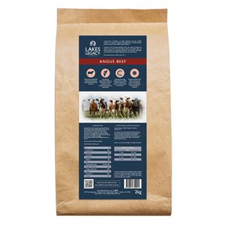 Lakes Legacy High Protein Small Breed Dog Food 2kg - Angus Beef