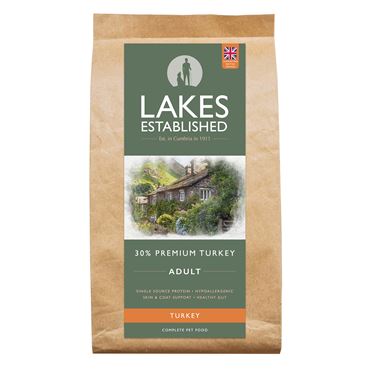 Lakes Established Hypoallergenic Dog Food - Turkey