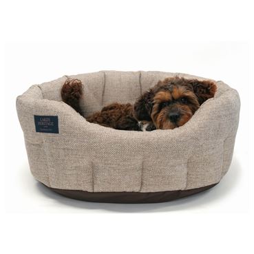 Lakes Heritage Nest Dog Bed - Beige