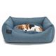 Lakes Heritage Rectangular Dog Bed - Blue